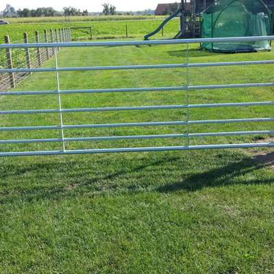 For at opnå optimal sikkerhed er der monteret en stållåge som indgang til en have