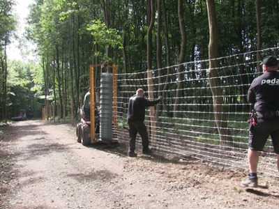 Montage af nethegn med netudruller